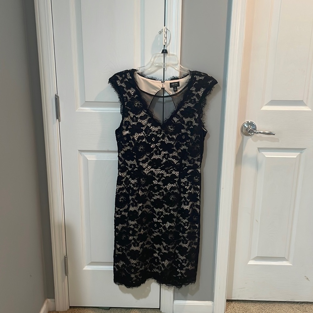 Black and Nude Dress